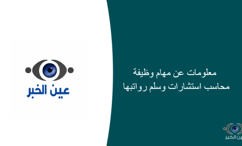 معلومات عن مهام وظيفة محاسب استشارات وسلم رواتبها